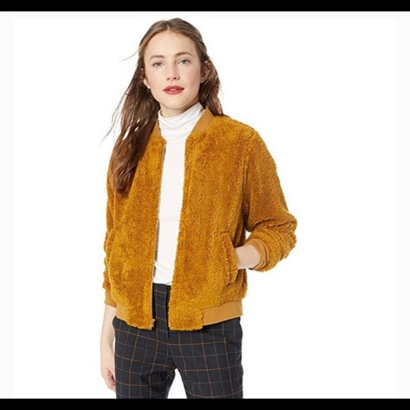 J. Crew Jackets & Blazers - J. Crew Mercantile Fuzzy Teddy Bomber Jacket